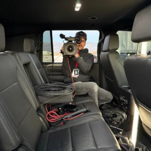 Blue Origin NS 31 camera in car