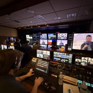 Blue Origin NS 31 control room operators