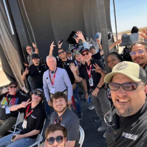 Blue Origin NS 31 team selfie