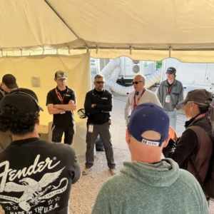 Blue Origin NS 31 team meeting