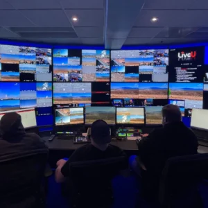 Blue Origin NS 32 launch control room