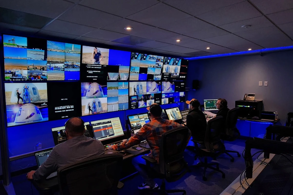 Blue Origin NS-32 control room