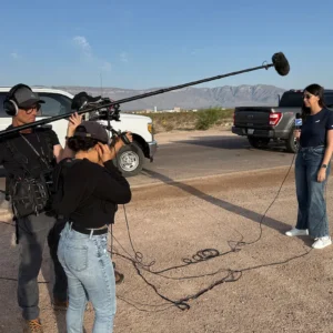 Blue Origin NS 32 reporter