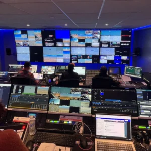Blue Origin NS 32 capsule descending control room