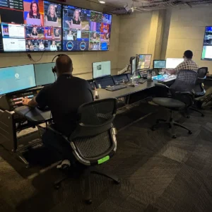 Schwab Network control room operators