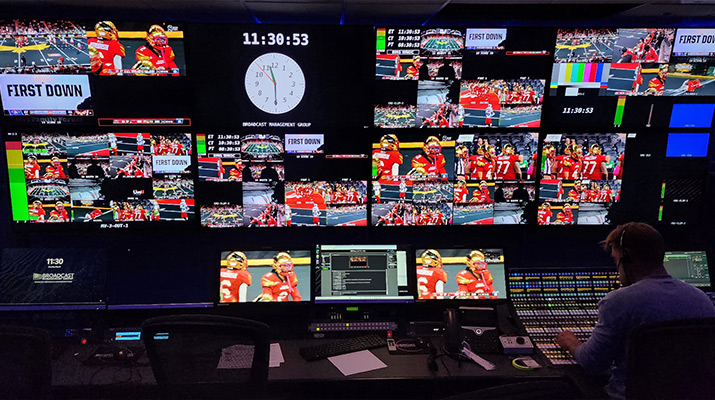 football control room