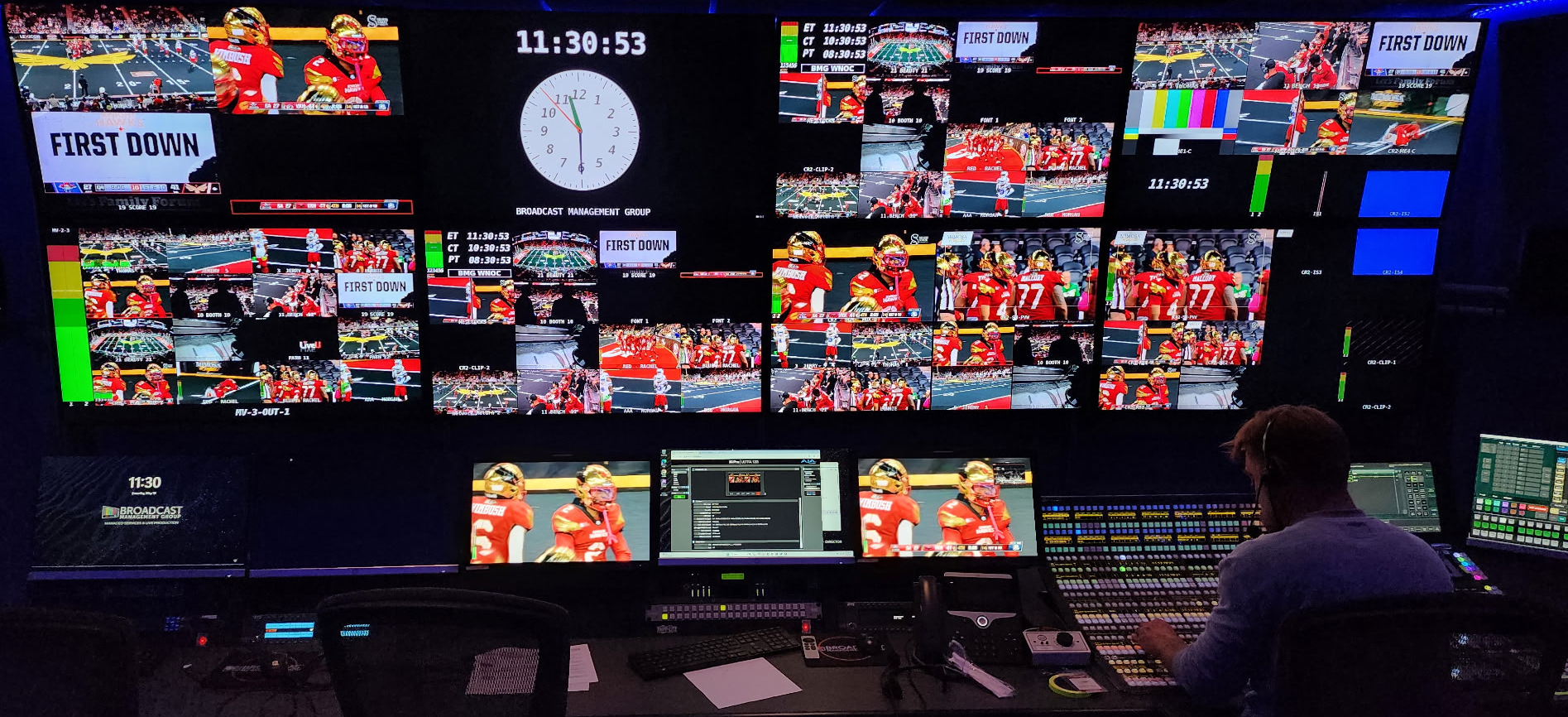 football control room