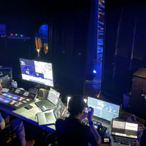 WRI AI Meet Nature control setup BTS