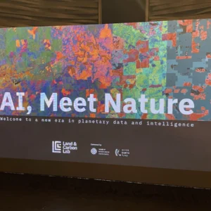 WRI AI Meet Nature digital display