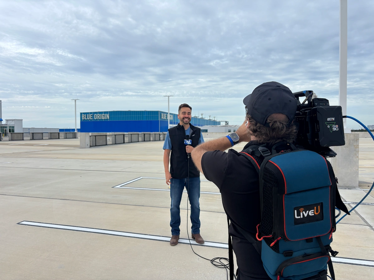 Blue Origin NG-2 filming