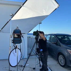Blue Origin NG 2 camera setup outside