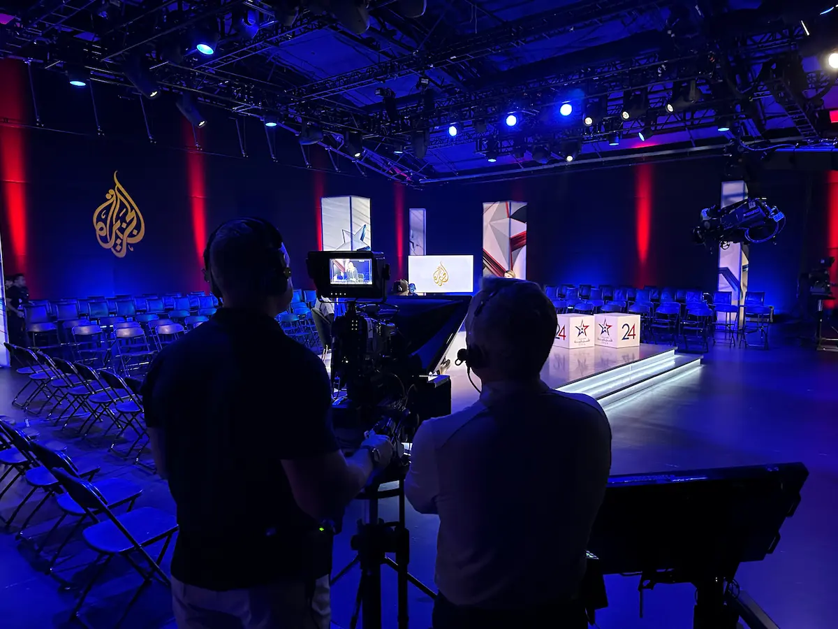 al jazeera camera setup