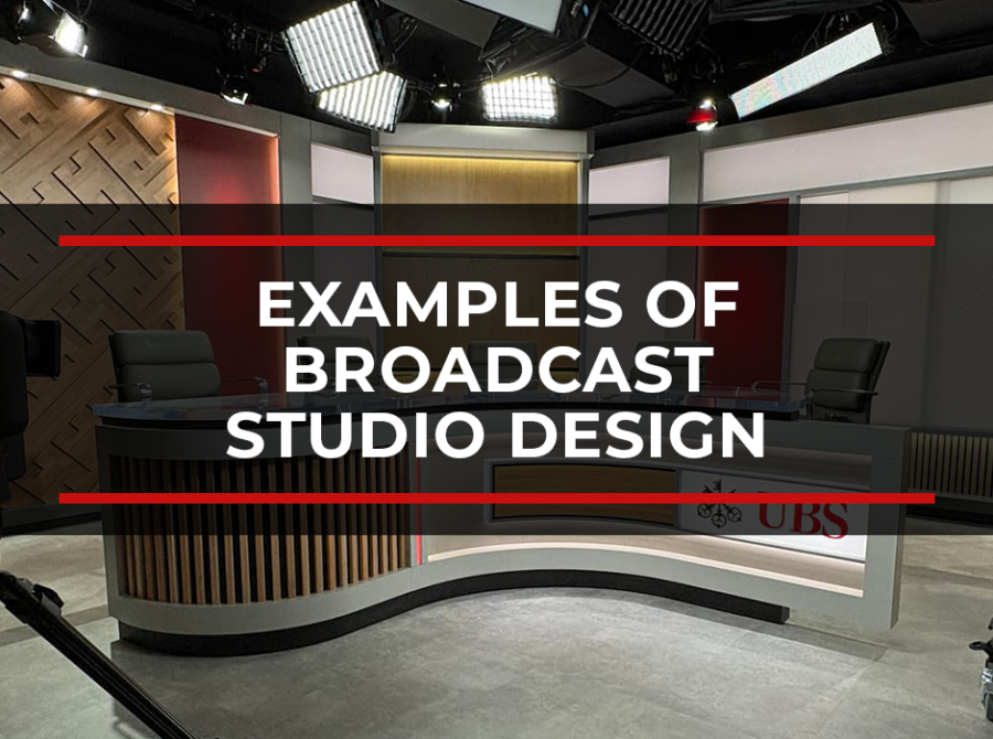 Examples of Broadcast Studio Design from Consultation to Finished Product