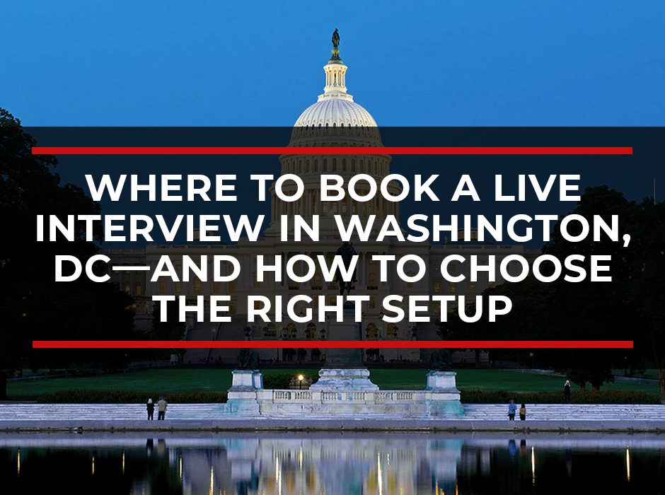 BMG Guide Details DC Live Interview Location Technical Requirements
