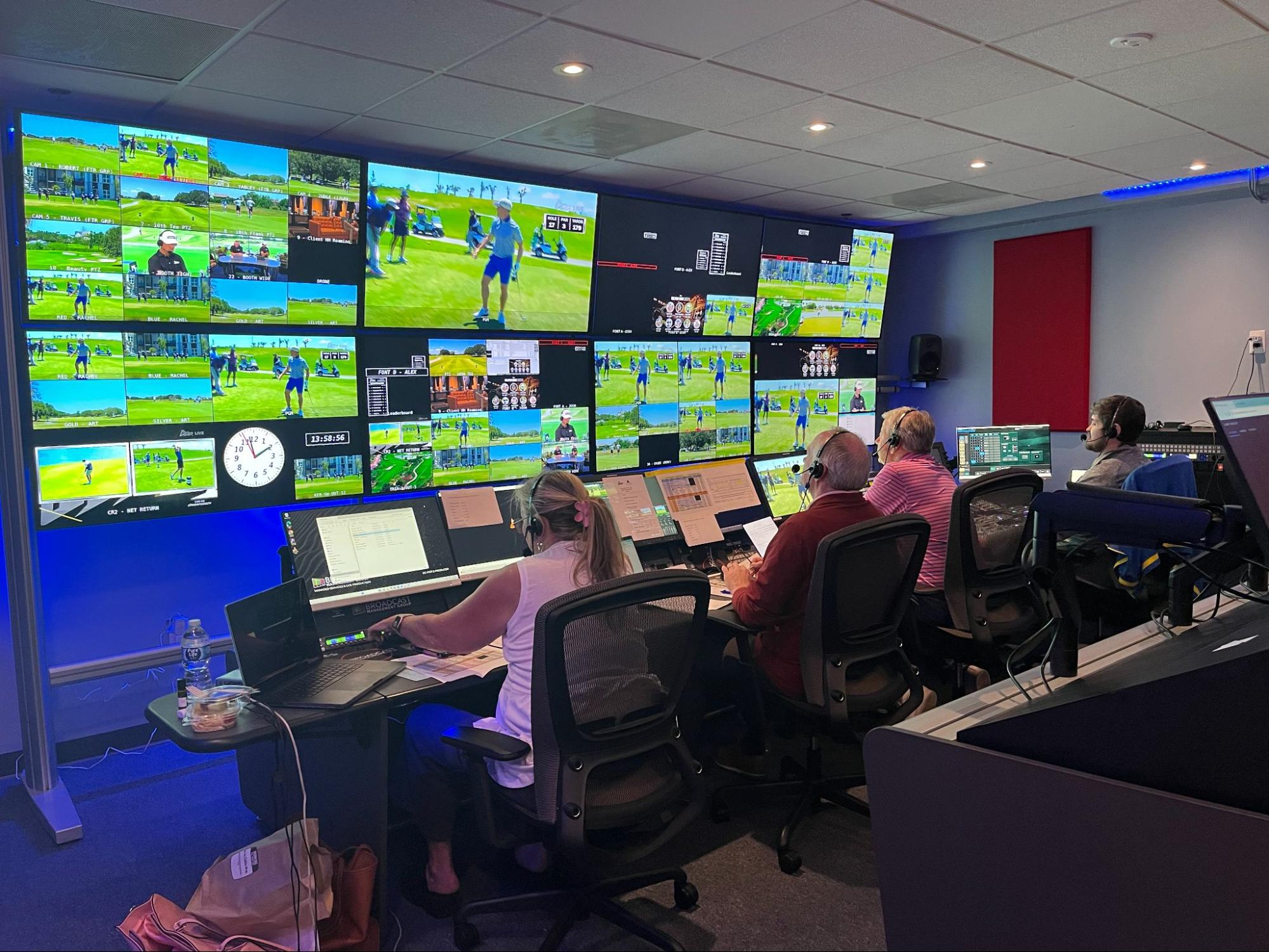 pro tour golf control room