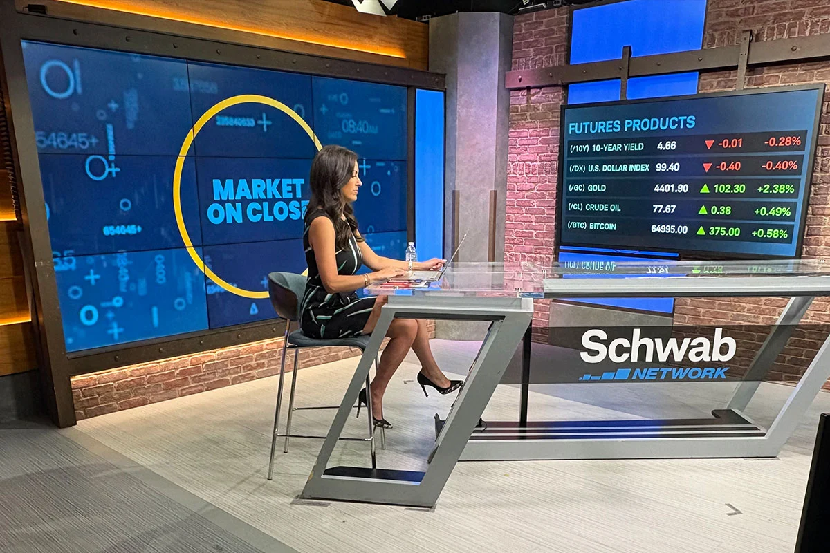 schwab network talent on set