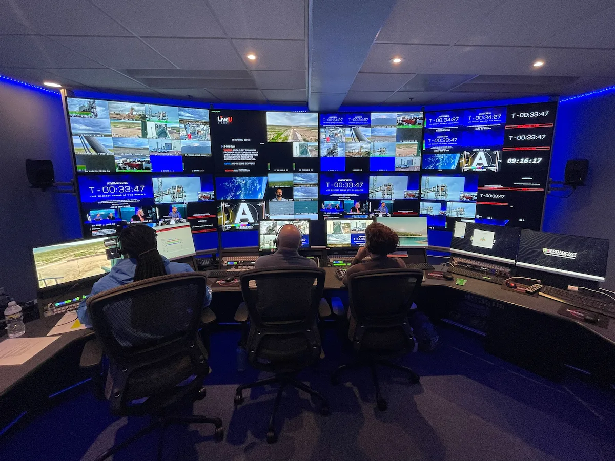 blue origin control room operators