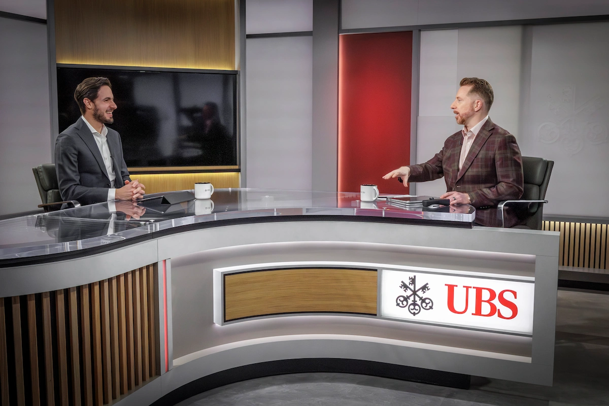 UBS talent sitting at desk