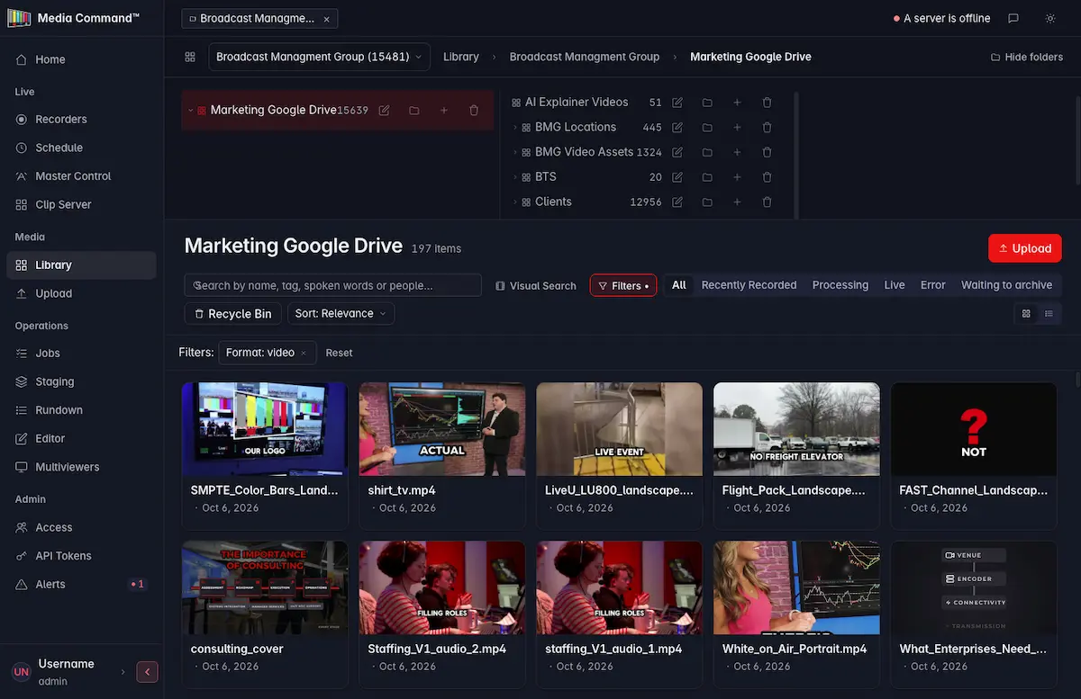 Media Command library
